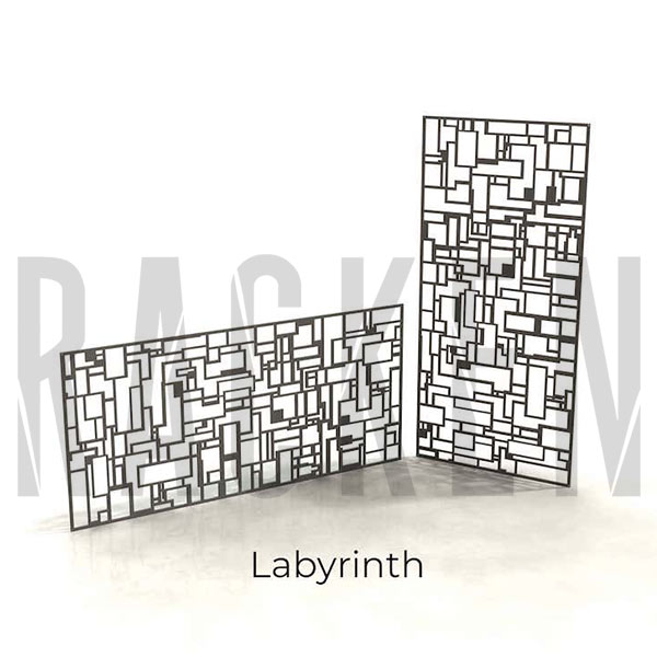 panneau-metal-decoratif-labyrinth