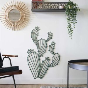 cactus-murale-déco-acier