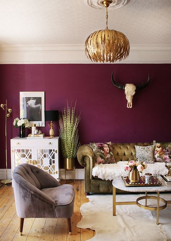 pan de mur magenta